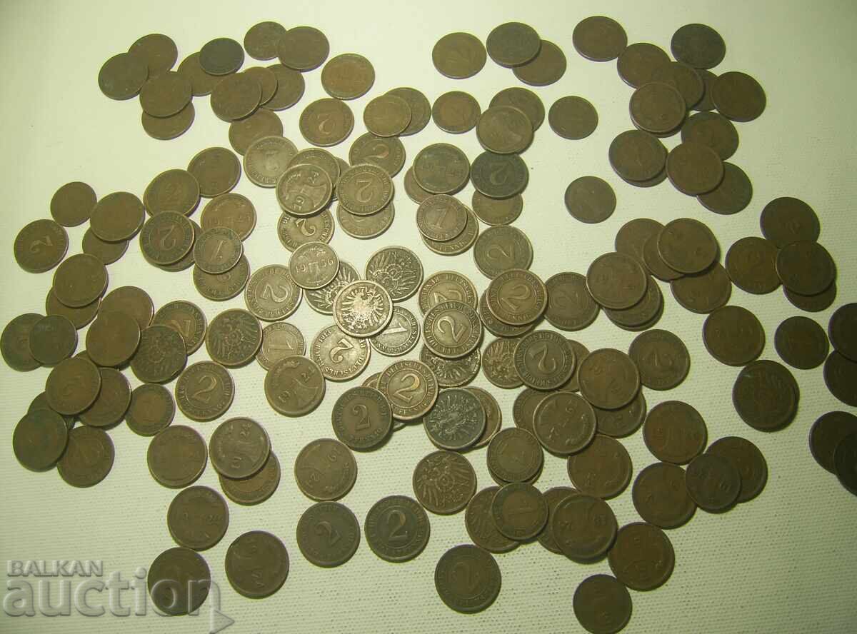 Germania Lot 156 monede 1874-1936