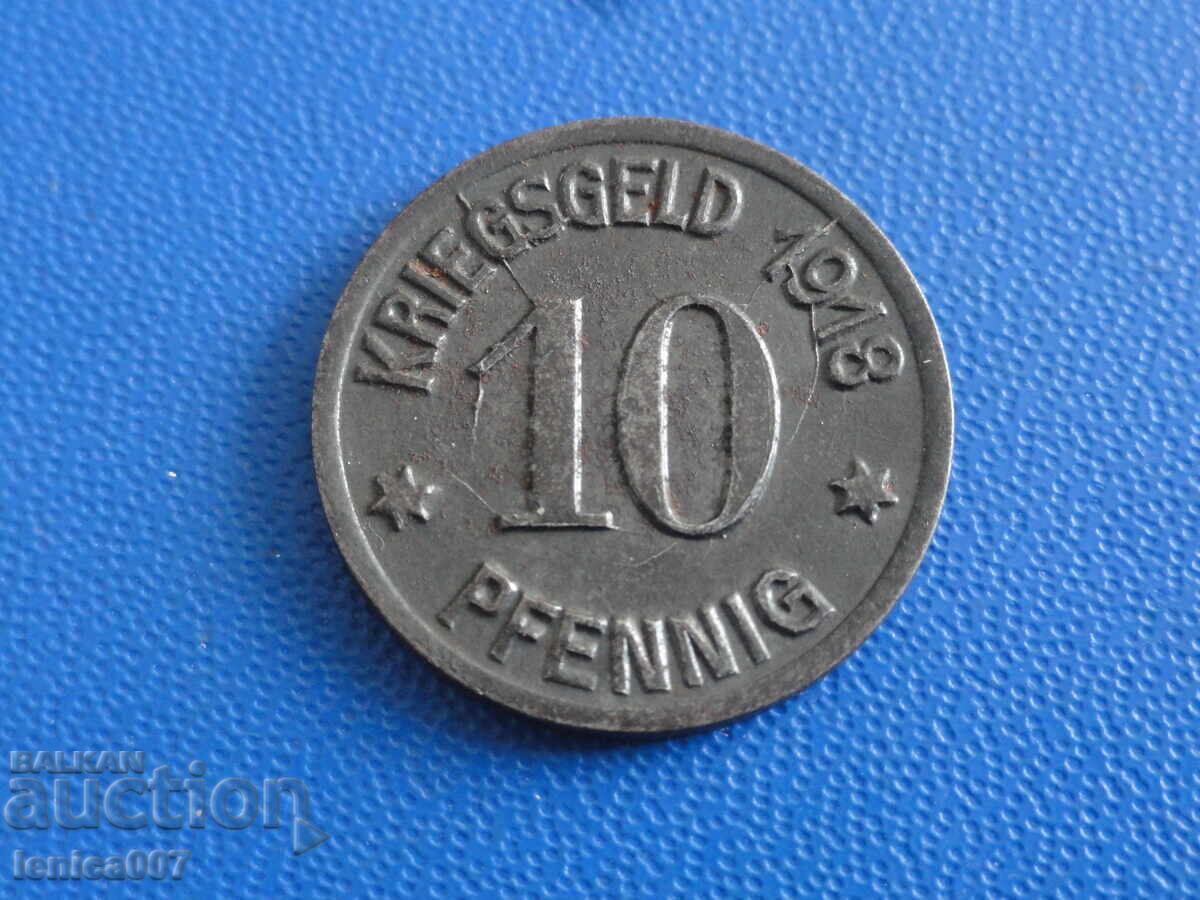 Germania 1918 - 10 pfenigi ''Orașul Koblenz'' (notgeld) cu preț € 6.20 | 12.13 BGN