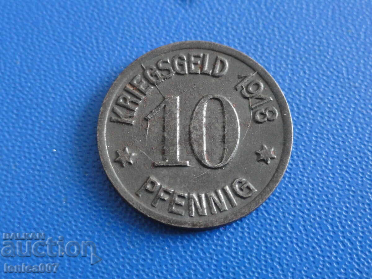 Germania 1918 - 10 pfenigi ''Orașul Koblenz'' (notgeld) - 6