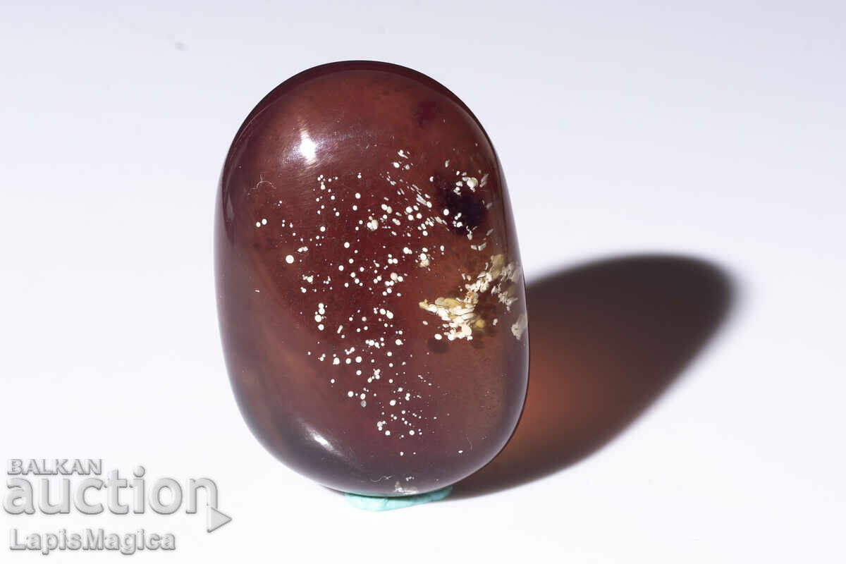 Μπλε κεχριμπάρι από την Ινδονησία 45.5ct γυαλισμένο με τιμή € 5.50 | 10.76 BGN