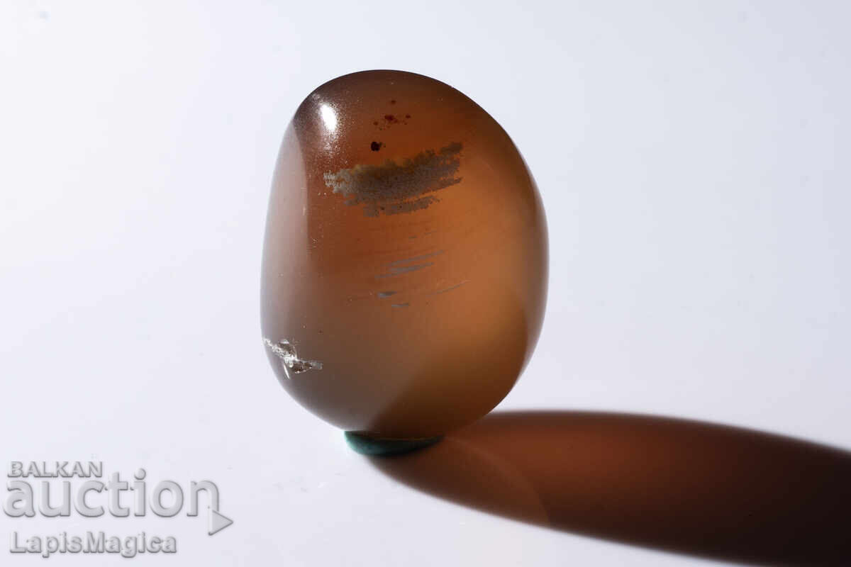 Chihlimbar albastru din Indonezia 36.6ct șlefuit cu preț € 5.50 | 10.76 BGN