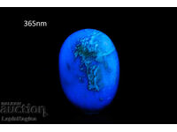 Син кехлибар от Индонезия 29.5ct полиран