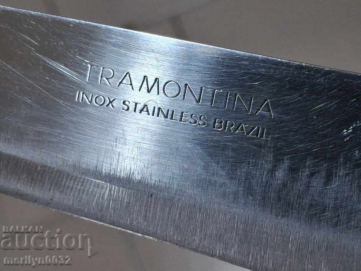 Παλιό βραζιλιάνικο μαχαίρι κουζίνας με λάμα τύπου κάμα με τιμή € 23.01 | 45.00 BGN