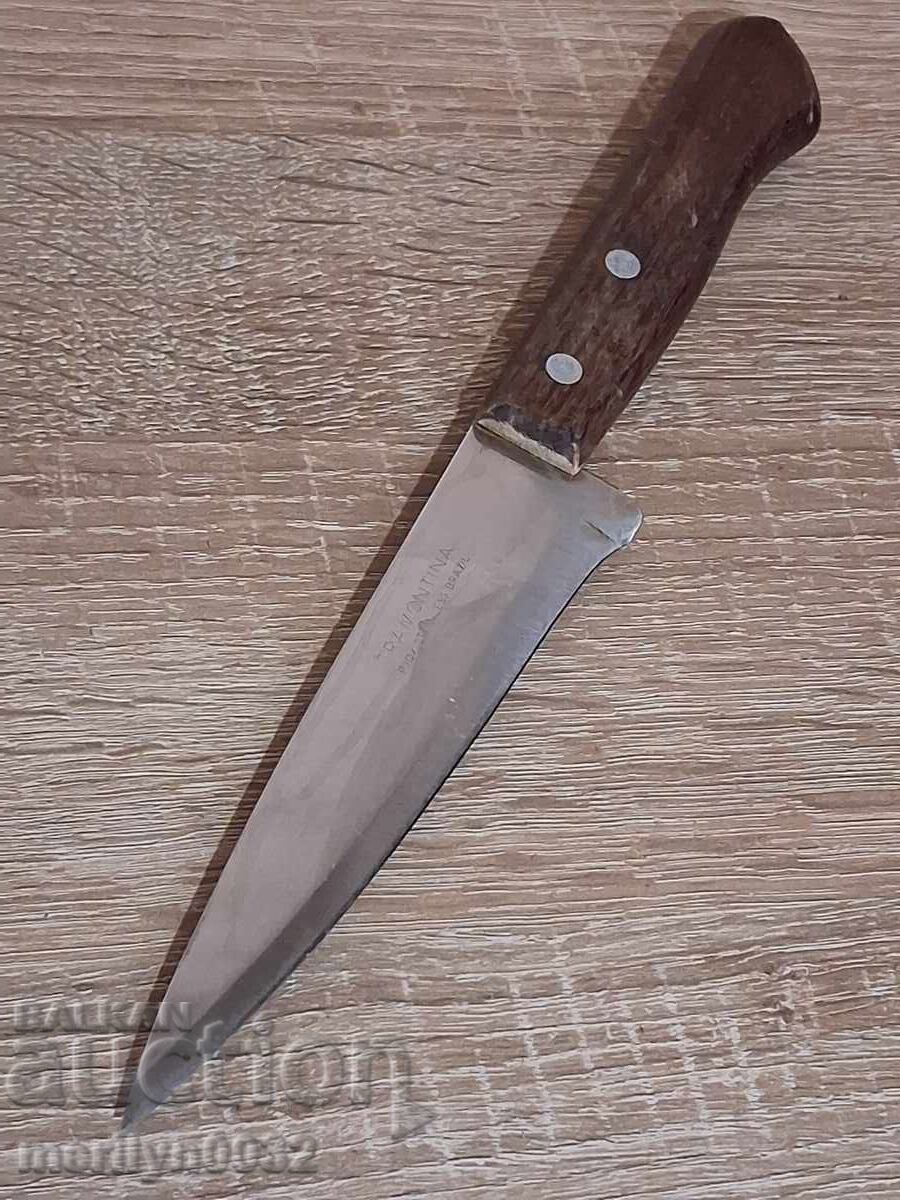 Παλιό βραζιλιάνικο μαχαίρι κουζίνας με λάμα τύπου κάμα - 5