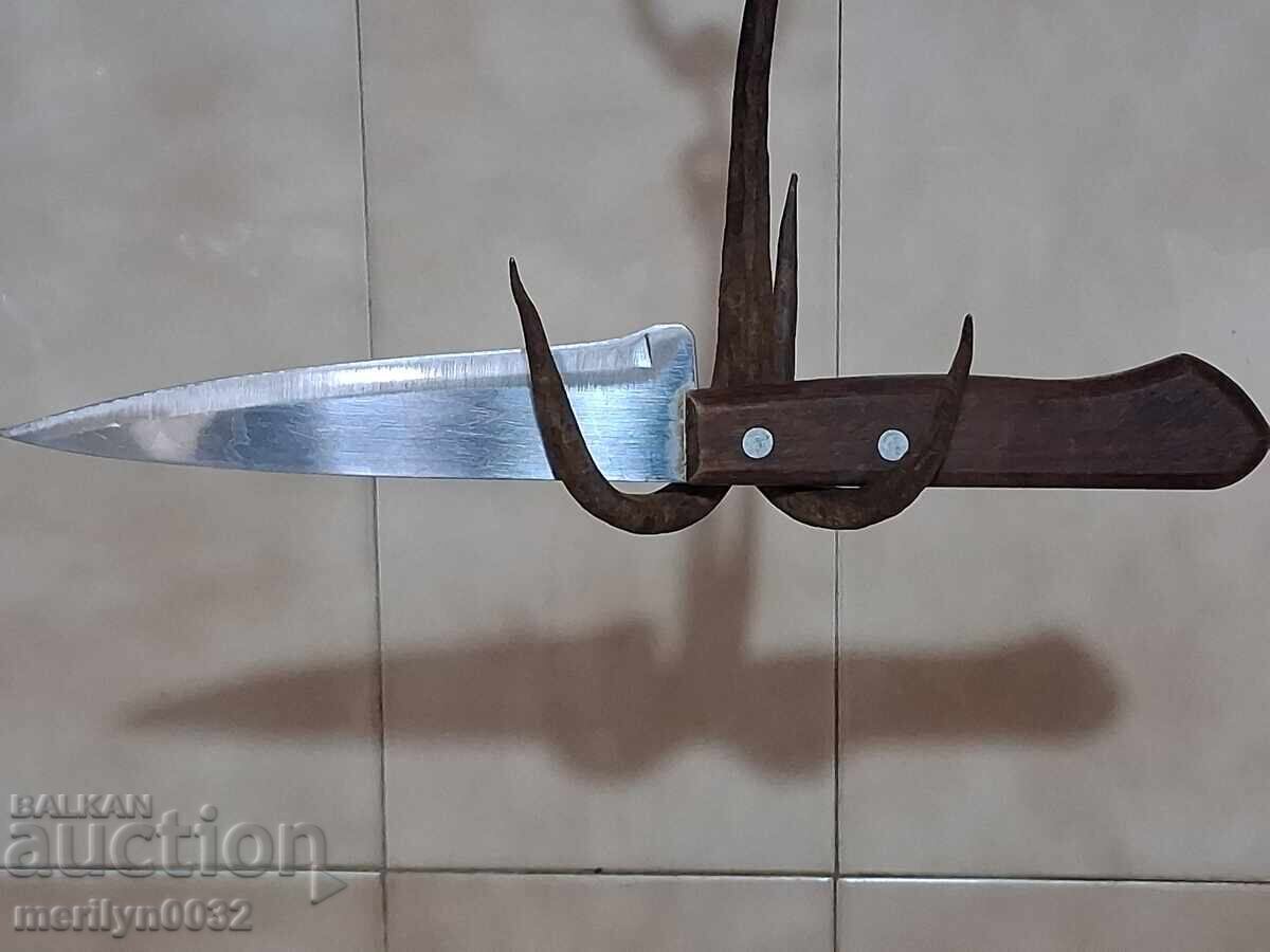 Παλιό βραζιλιάνικο μαχαίρι κουζίνας με λάμα τύπου κάμα - 6