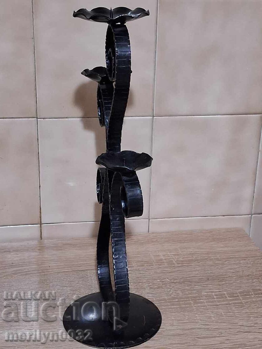 Παλιό λαμπτήρα κηροπήγιο από σφυρήλατο σίδερο με τιμή € 29.94 | 58.56 BGN