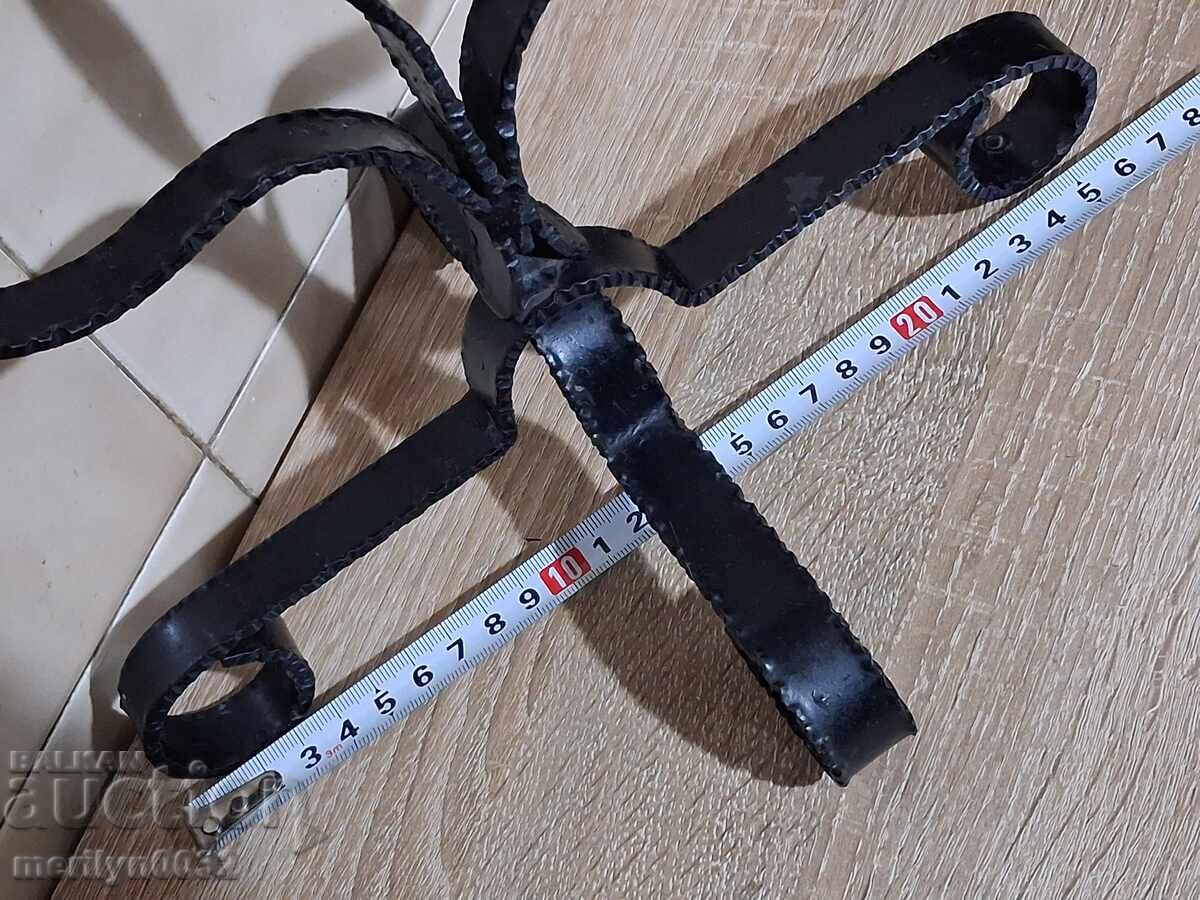 Lampă veche de sfeșnic din fier forjat - 6