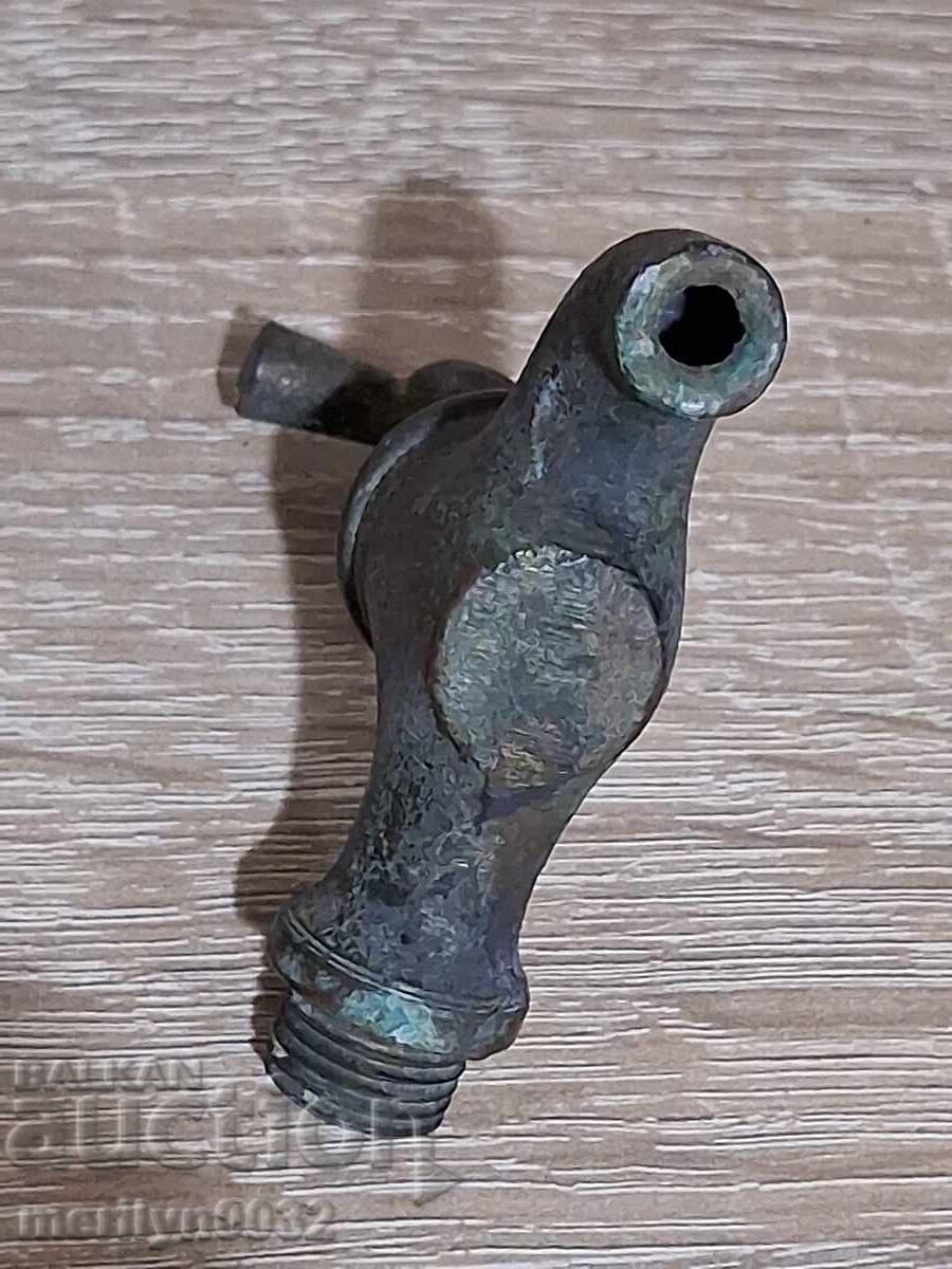 Αντίκα μπρούτζινη βρύση μινιατούρα - 6