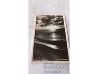 Пощенска картичка Варна Лунна нощ 1958