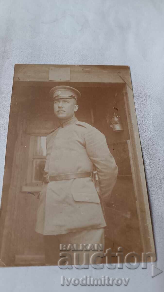 Fotografie soldat pe front 1918 Primul Război Mondial
