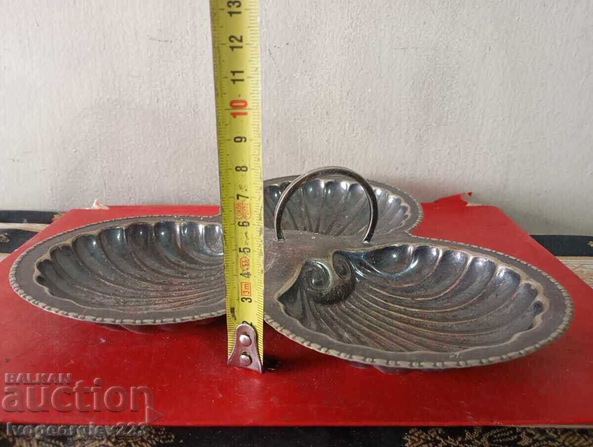 art deco επάργυρο μπολ με παξιμάδια με τιμή € 20.00 | 39.12 BGN