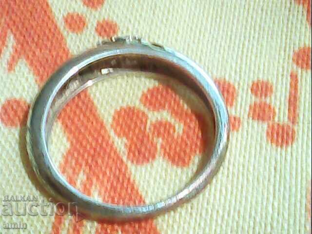 Inel placat cu aur, marcaj 585k