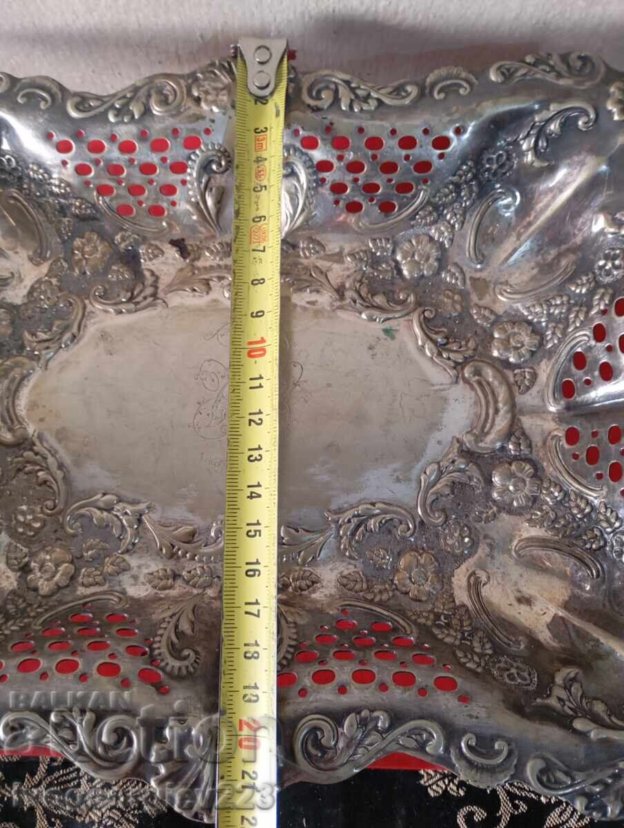 Livrarea Bol argintat, fructieră, coș Art Deco Livrarea Bol argintat, fructieră, coș Art Deco