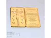 Lingot de aur COPIE în capsulă protectoare 10 - poruncile lui Dumnezeu