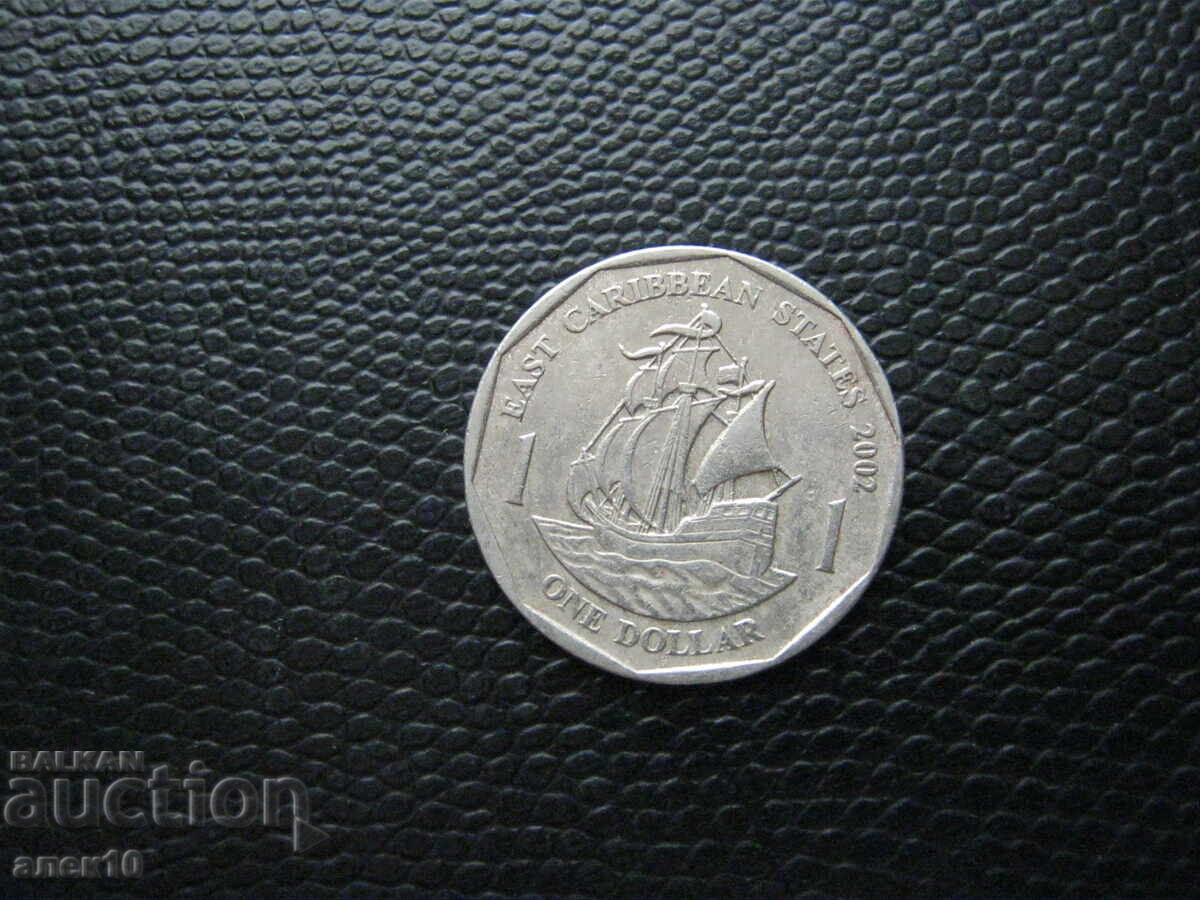 British Virgin Islands 1 Dollar 2002 gold