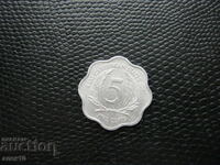 British Caribbean Territories 5 cents 1981 G