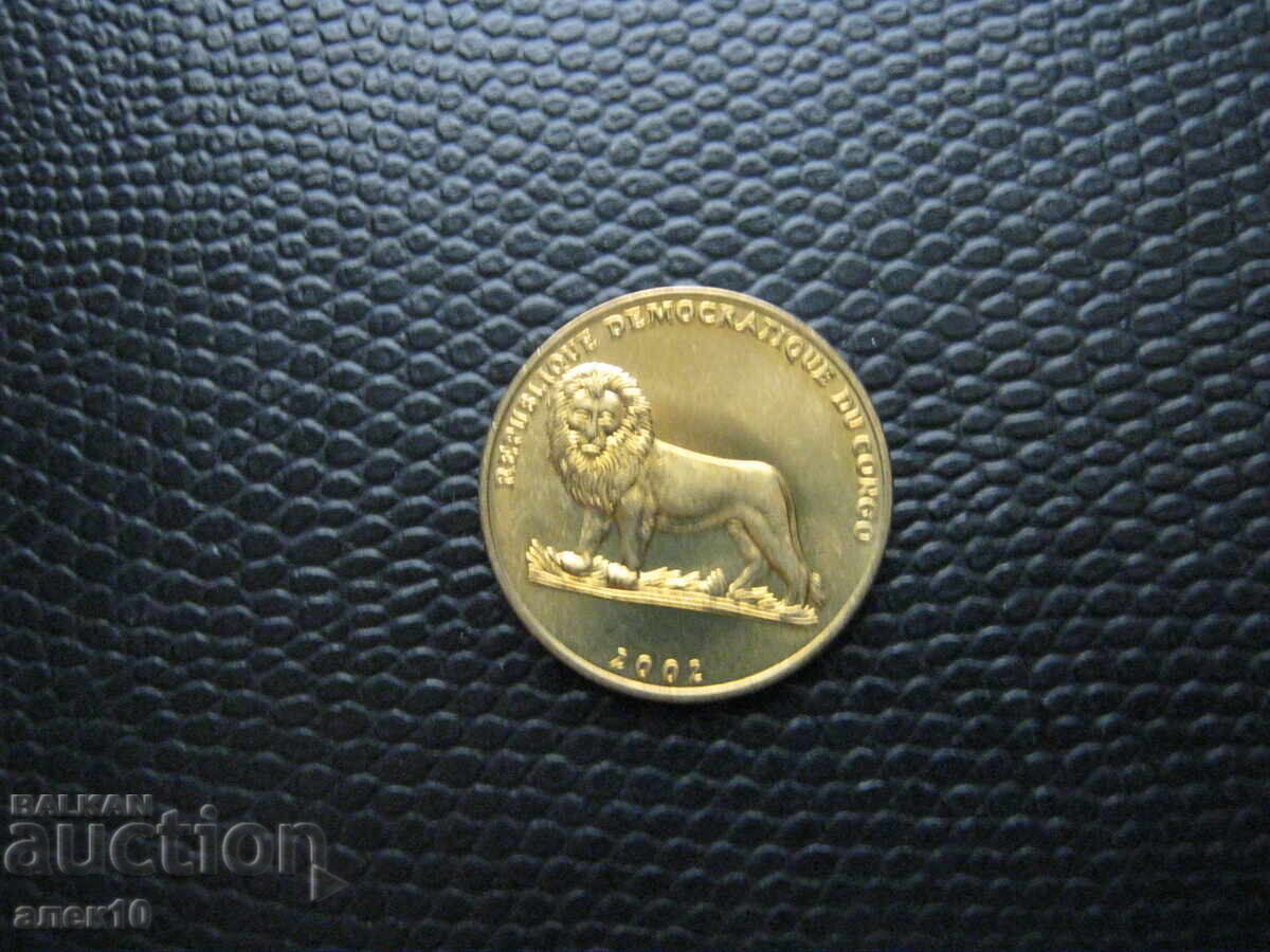 Congo 1 franc 2002 aur