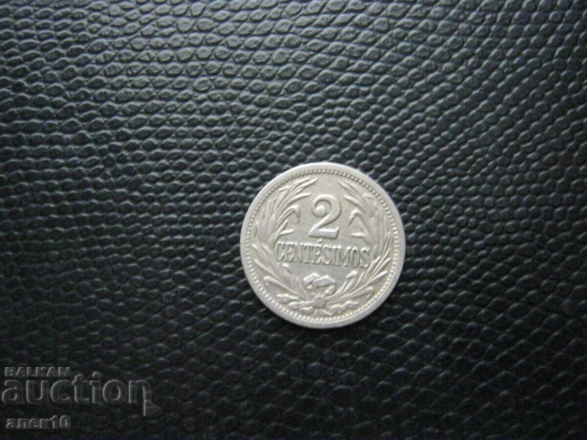 Uruguay 2 centavos 1909 z with price € 3.50 | 6.85 BGN