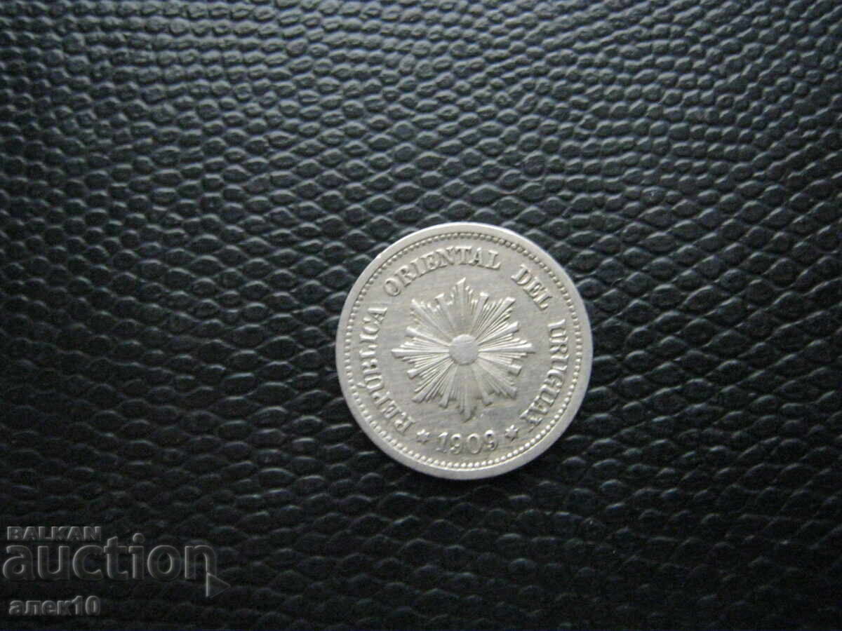 Uruguay 2 centavos 1909 z