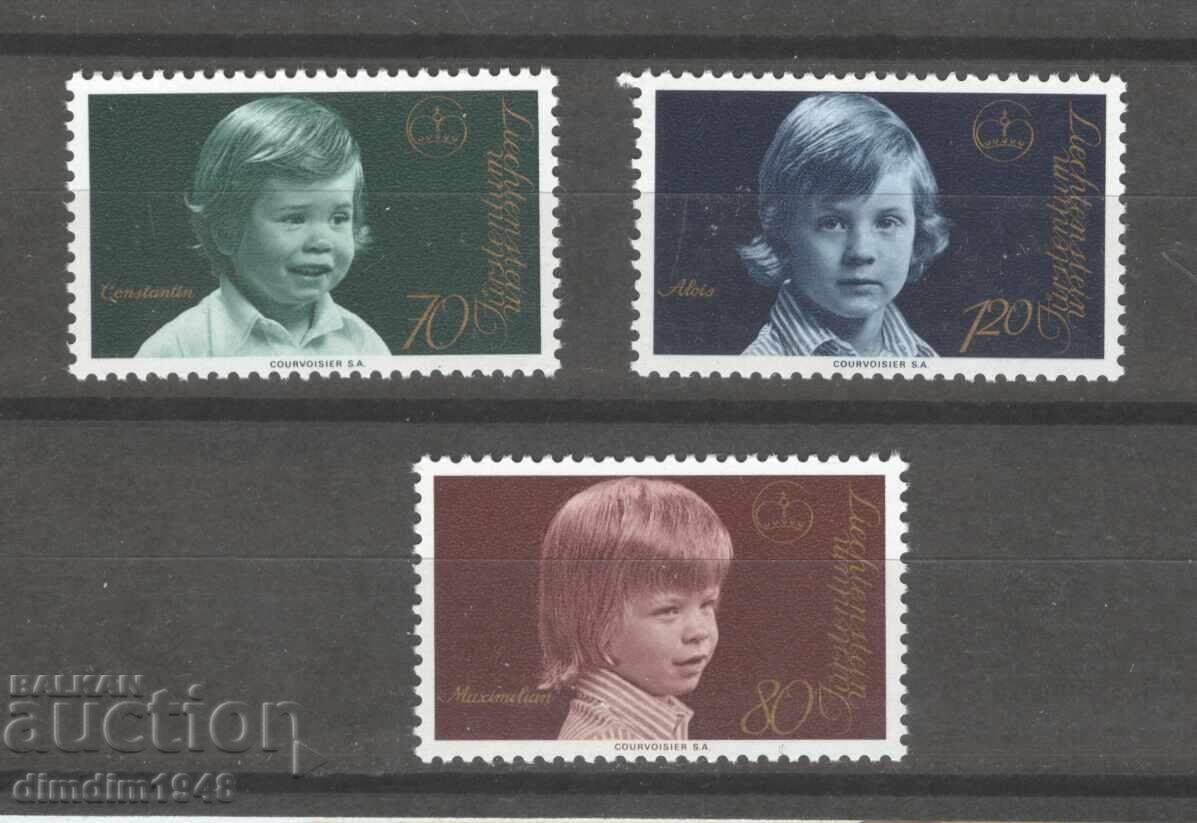Лихтенщайн 1975г.- пълна серия Mi 620/22,чиста