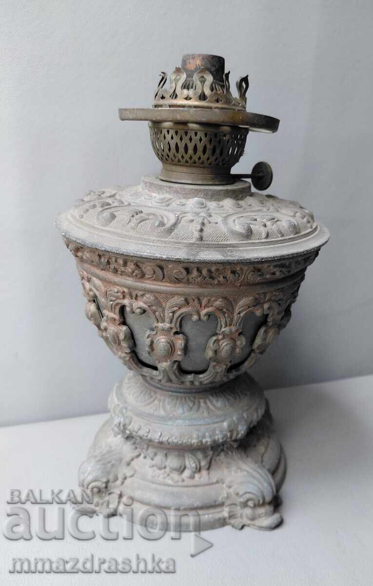 19th-century kerosene lamp