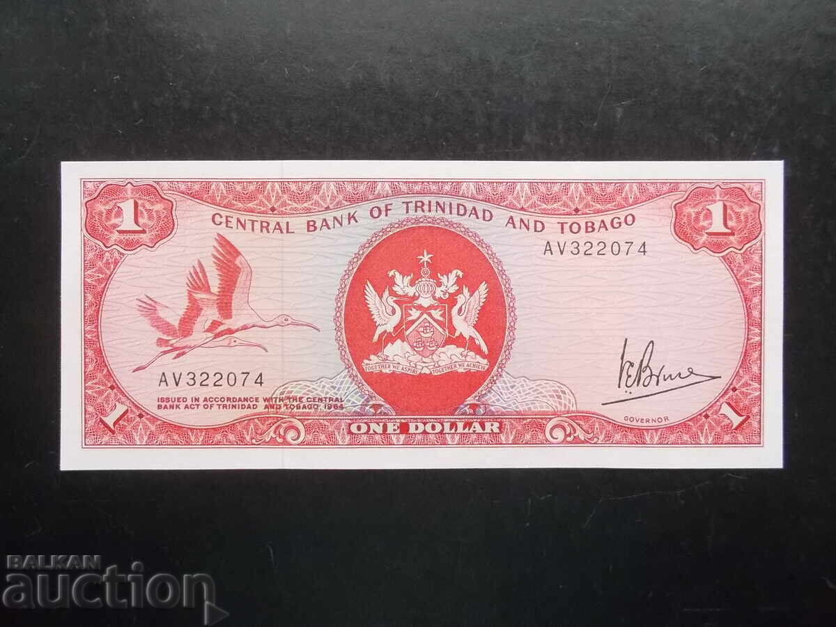 TRINIDAD AND TOBAGO, 1 $, 1977, UNC