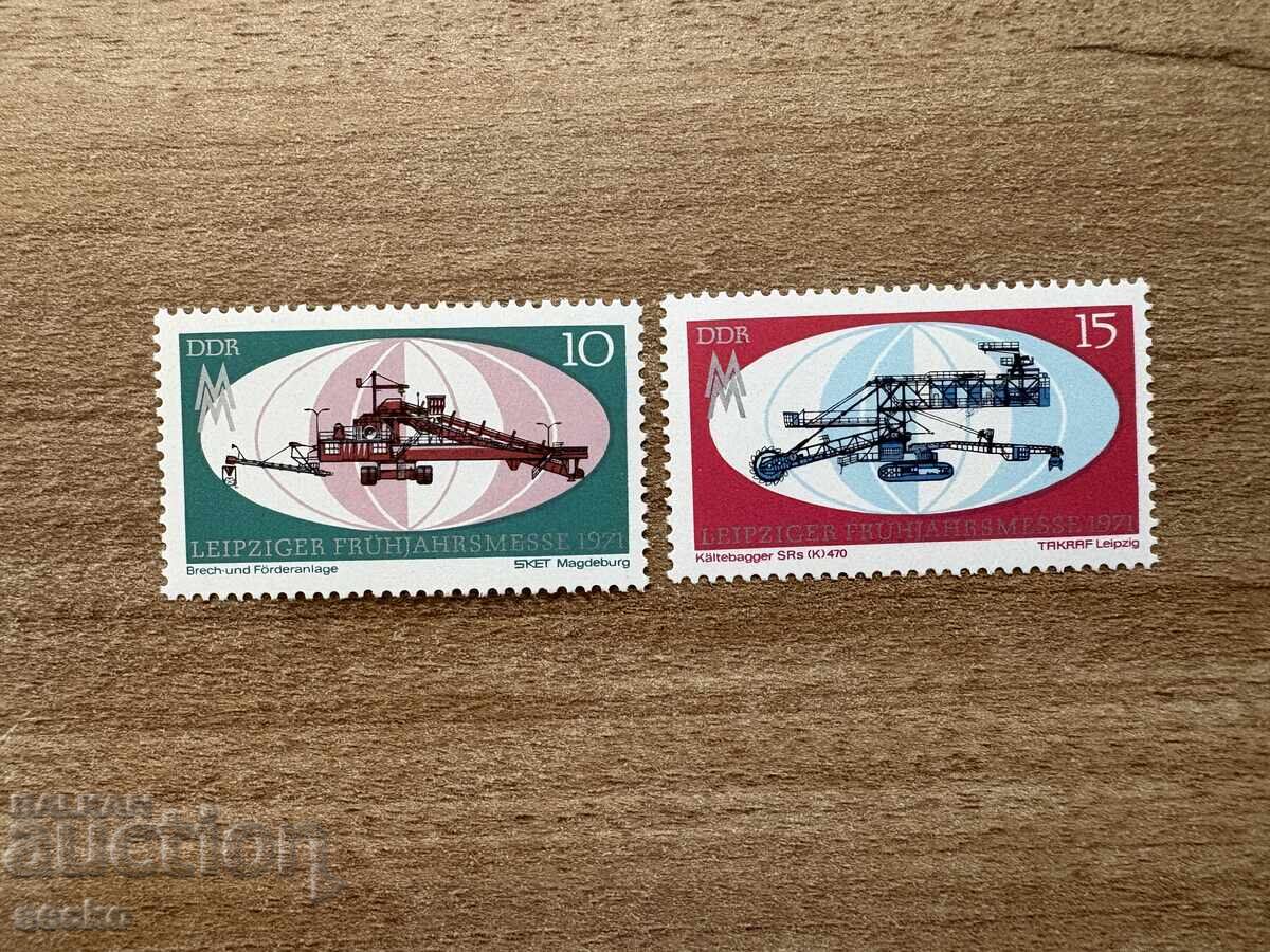 RDG - Târgul de primăvară de la Leipzig (1971) MNH