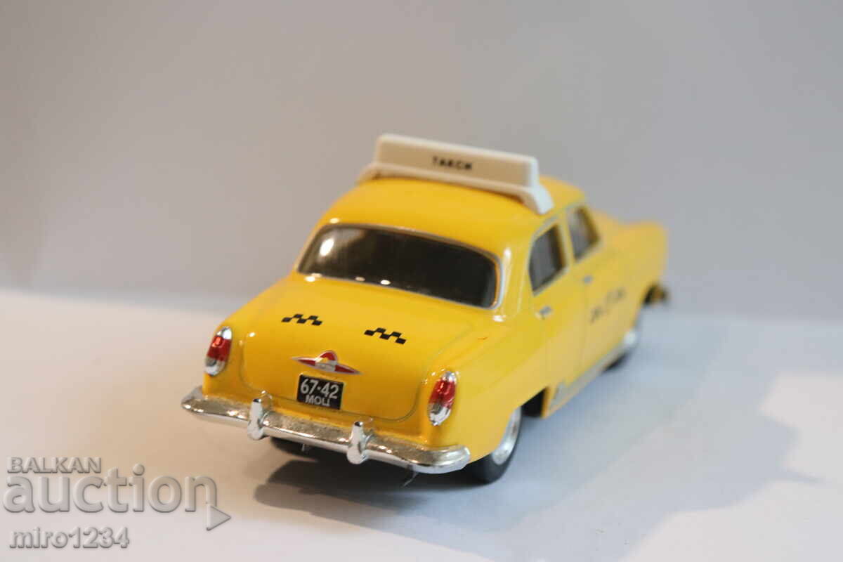 1/43  VOLGA GAZ  ВОЛГА  TAXI ТАКСИ  КОЛИЧКА  ИГРАЧКА   МОДЕЛ - 6