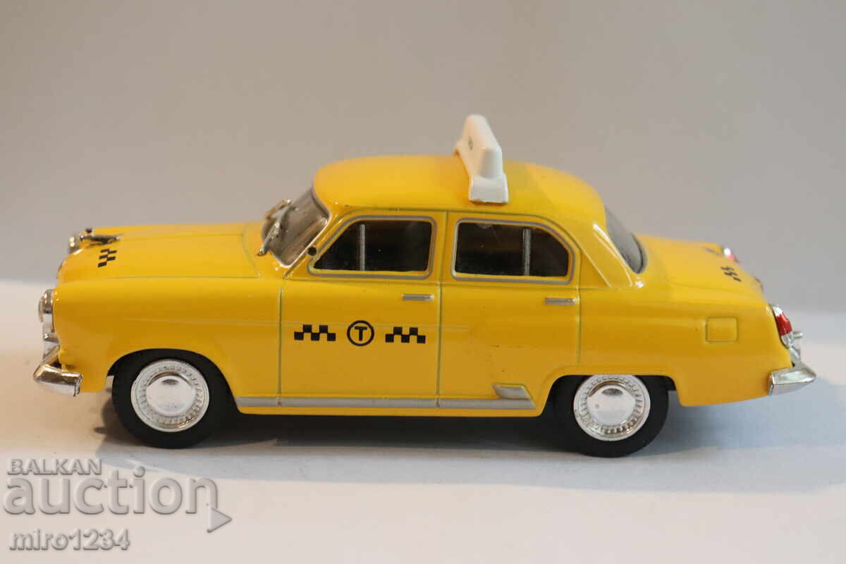 1/43  VOLGA GAZ  ВОЛГА  TAXI ТАКСИ  КОЛИЧКА  ИГРАЧКА   МОДЕЛ