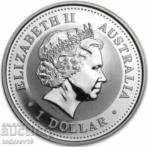 Argint 1 oz Anul Șarpelui 2001 cu preț € 189.99 | 371.59 BGN Argint 1 oz Anul Șarpelui 2001 cu preț € 189.99 | 371.59 BGN