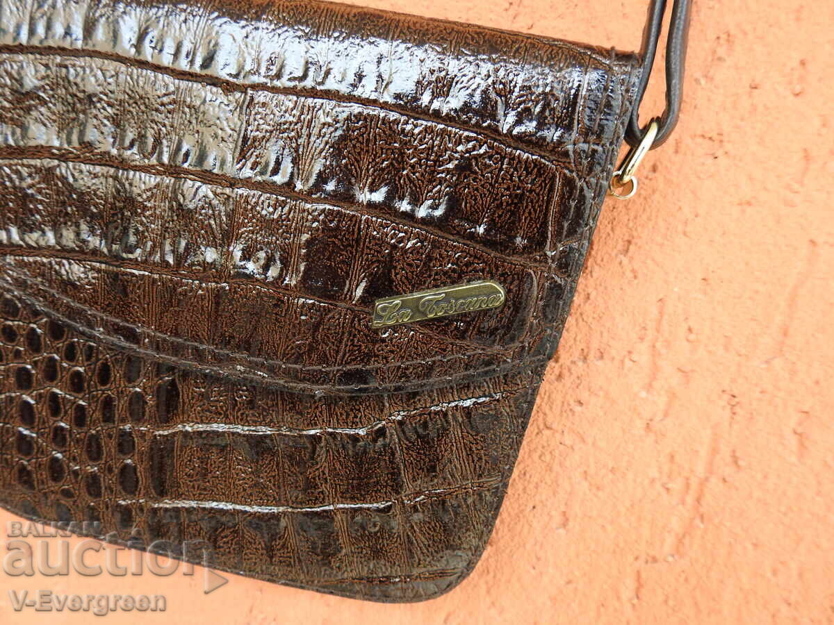 Geantă vintage din piele naturală de crocodil La Toscana cu preț € 9.00 | 17.60 BGN