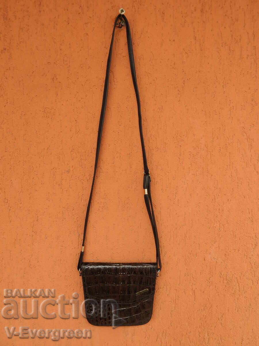 Licitație Geantă vintage din piele naturală de crocodil La Toscana