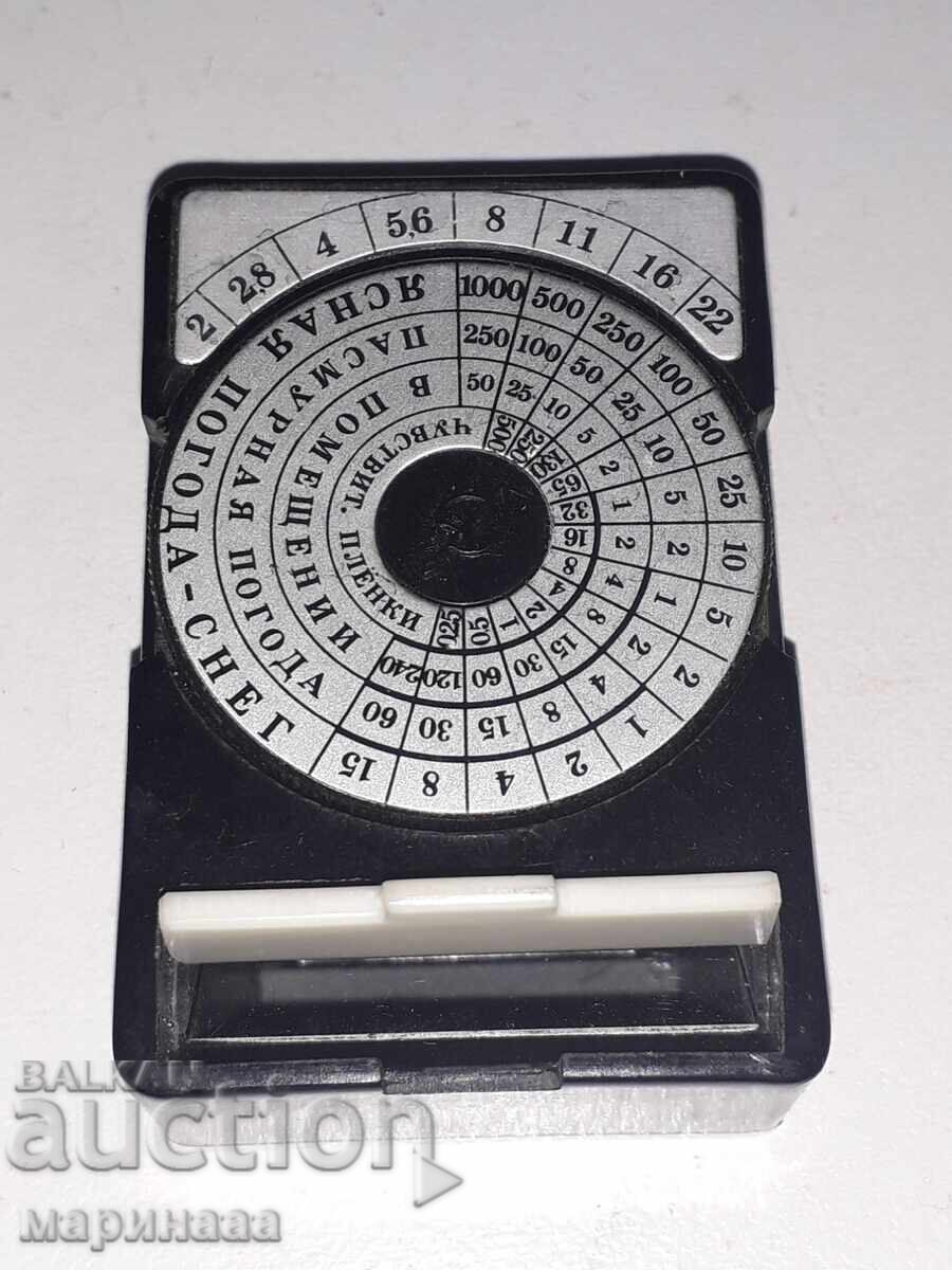 Auction  PHOTO EXPOSURE METER. USSR