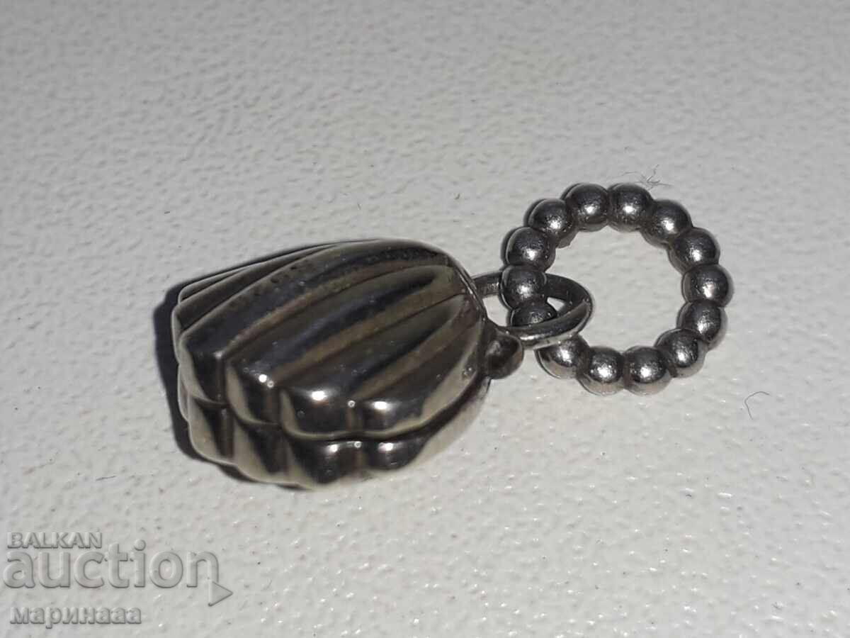 Auction  CHARM FOR THIN "PANDORA" BRACELET WITH PEARL 925