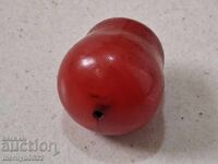 Red amber cigarette holder mouthpiece for silver cigarette holder