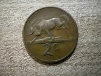 Africa de Sud - 2 cenți (1967) - SUID-AFRIKA