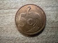 South Africa - 5 cents (2001)