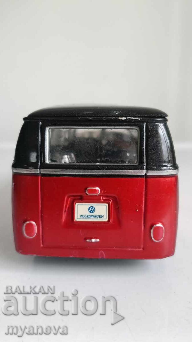 Volkswagen T1 Samba, microbuz metalic de la Bburago - 7