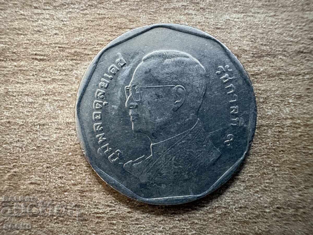 Thailanda - 5 bați (2012) cu preț € 0.12 | 0.23 BGN