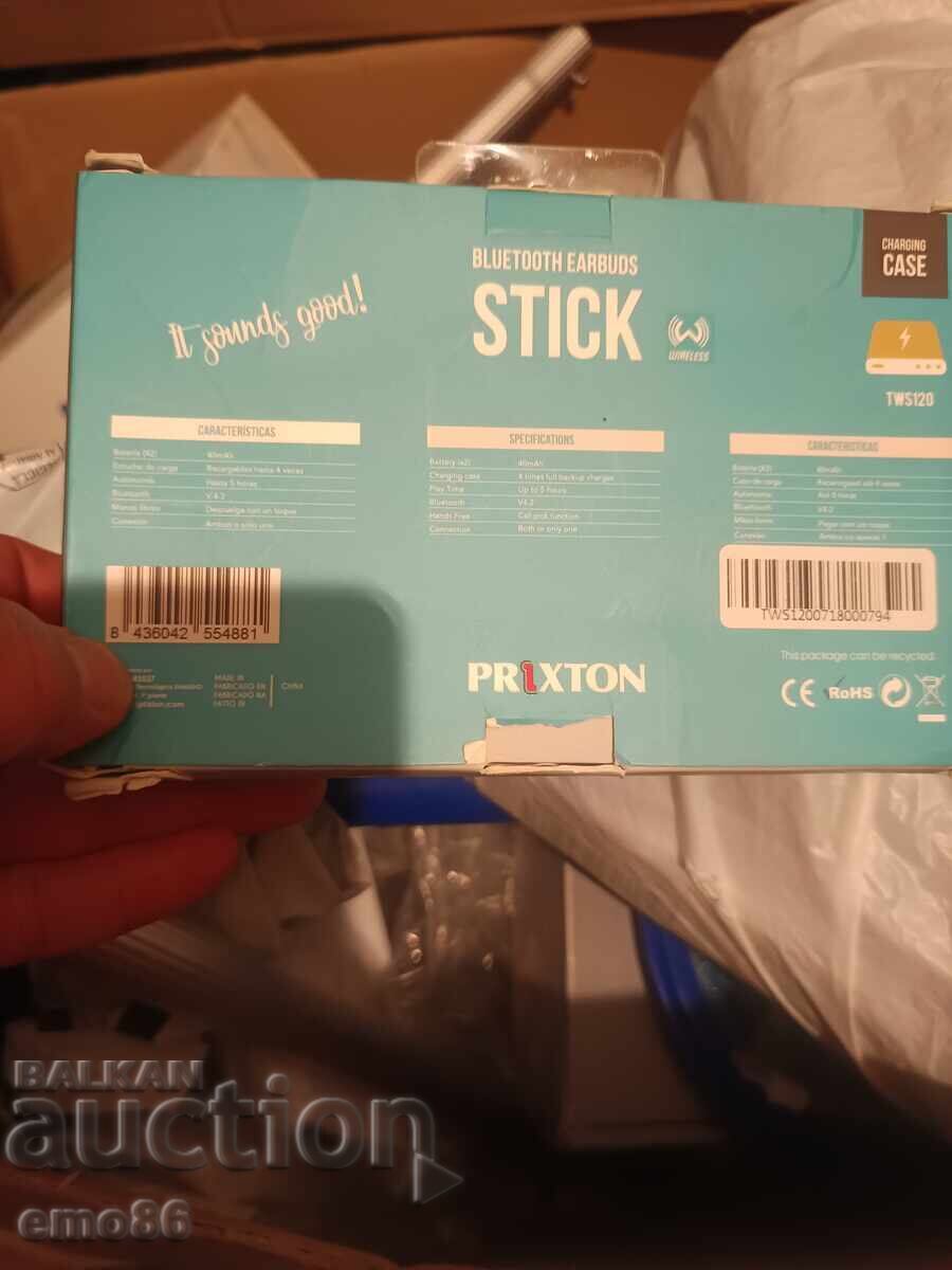 Licitație Căști wireless Prixton stick NOI