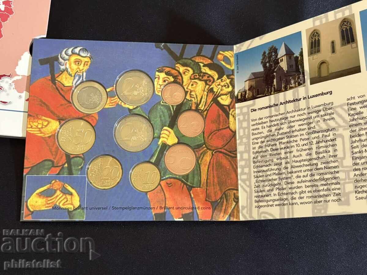 Παράδοση Λουξεμβούργο 2006 - τραπεζικό σετ ευρώ + αναμνηστικό κέρμα 2 ευρώ BU