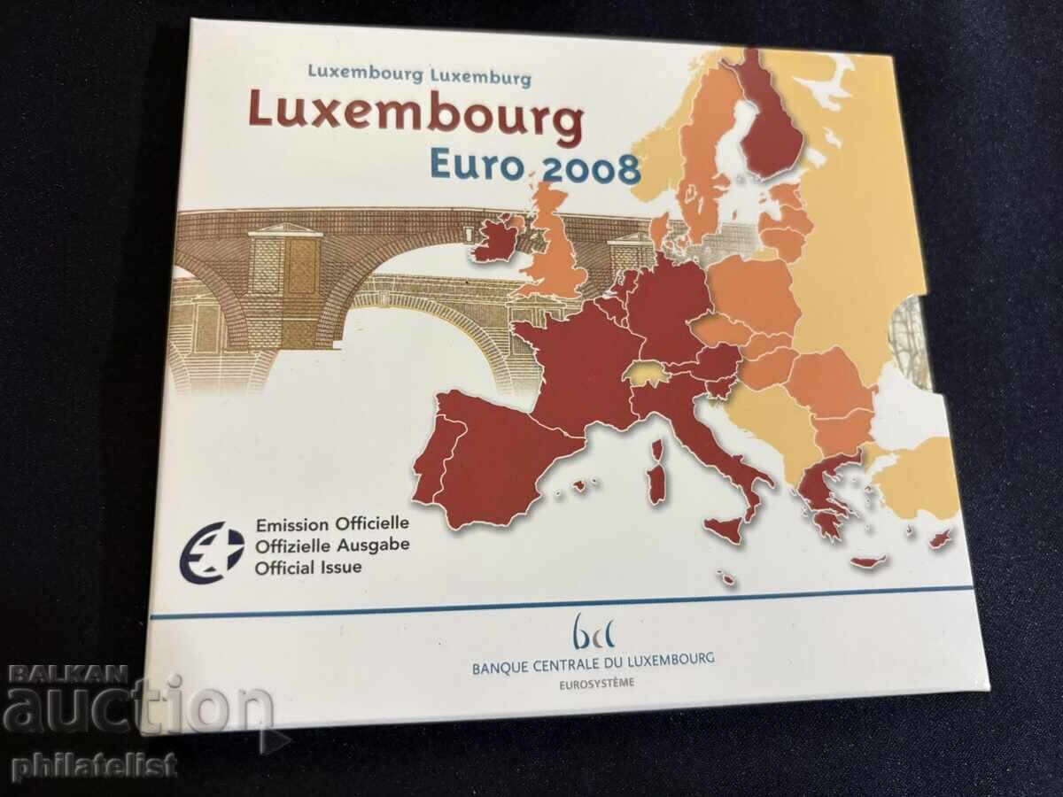 Luxemburg 2008 - set euro bancar + monedă de 2 euro BU