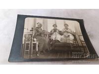 Photograph Kara Tepe Three women knitting and embroidering 1936