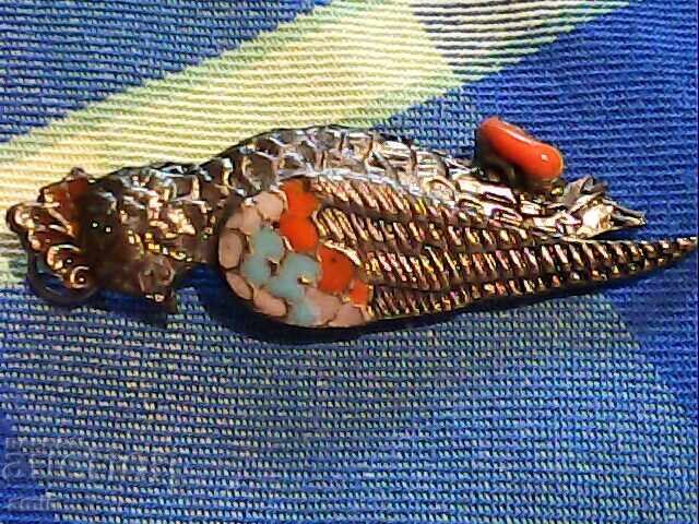 стари позлатани посребрени брошки весулка с цена € 6.00 | 11.74 лв.