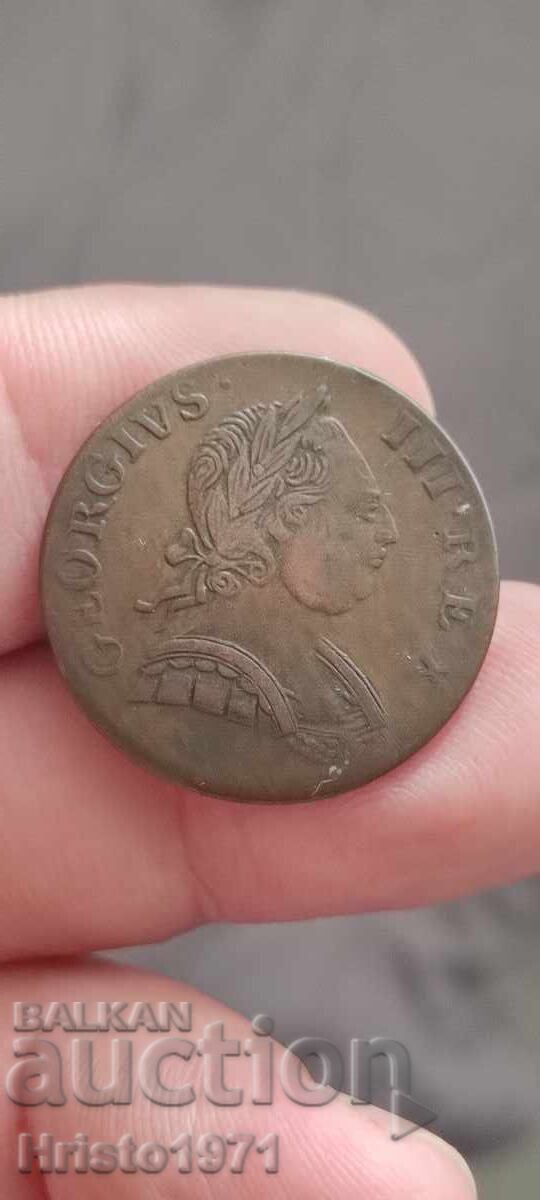 1/2 penny 1775 1/2 penny 1775