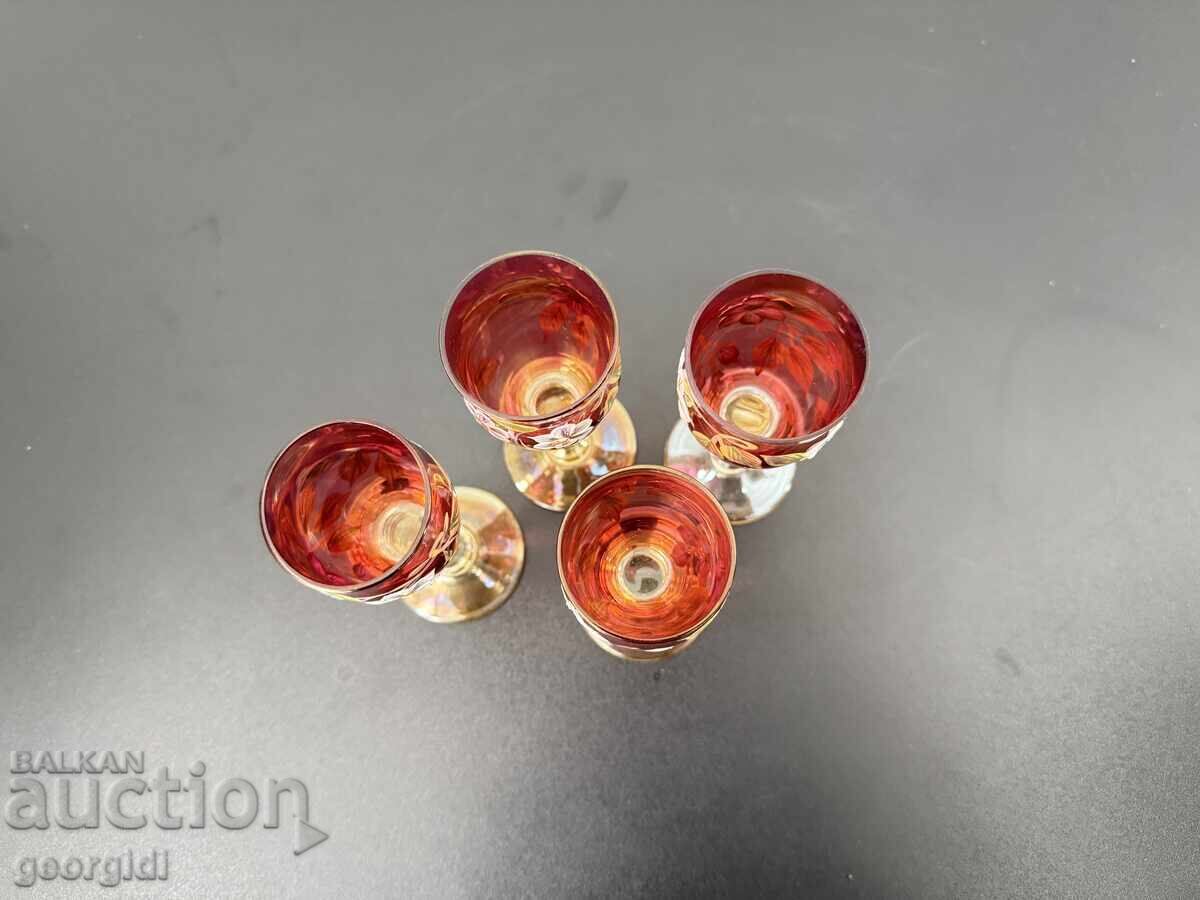 Pahare vintage vechi pentru aperitiv / lichior. Nr. 8130 - 7
