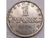 1 марка 1924 Германия Райх