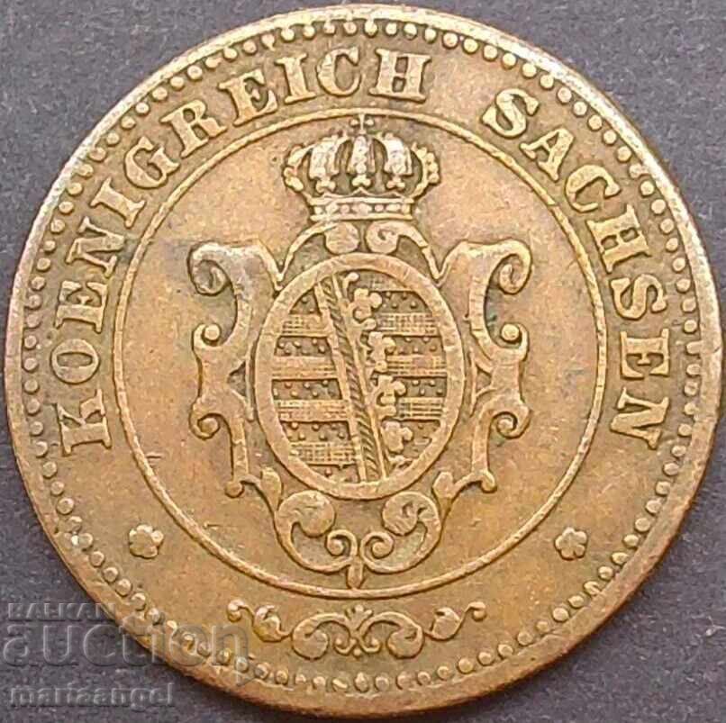 Licitație 2 Pfennig 1869 Germania Saxonia