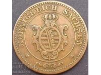 2 Pfennig 1869 Germania Saxonia
