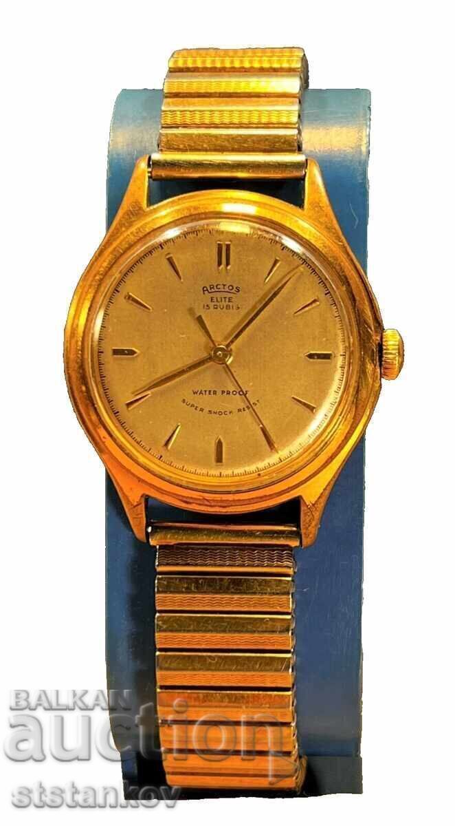 Arctos Elite~15J cal.Eta1080 Ceas elvețian circa 1955